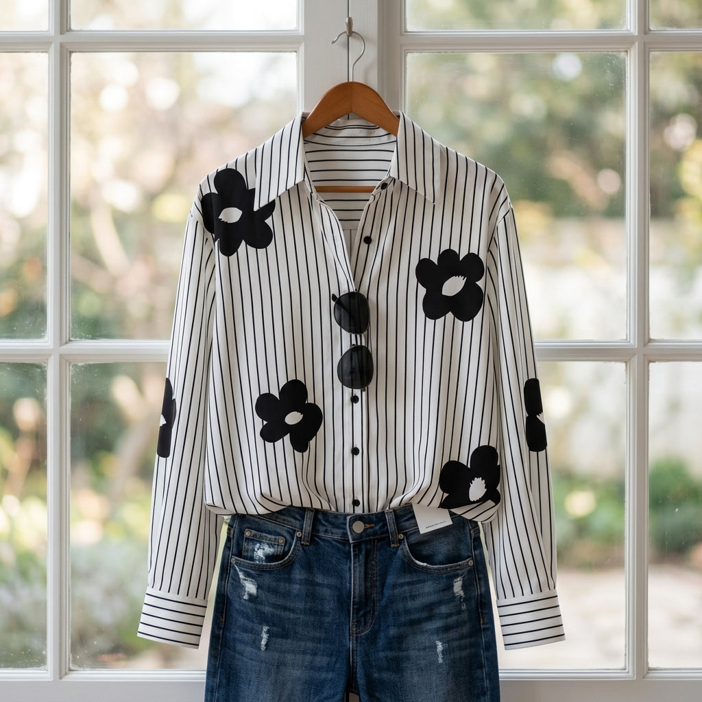 Pika Turn-down Neck Blouse