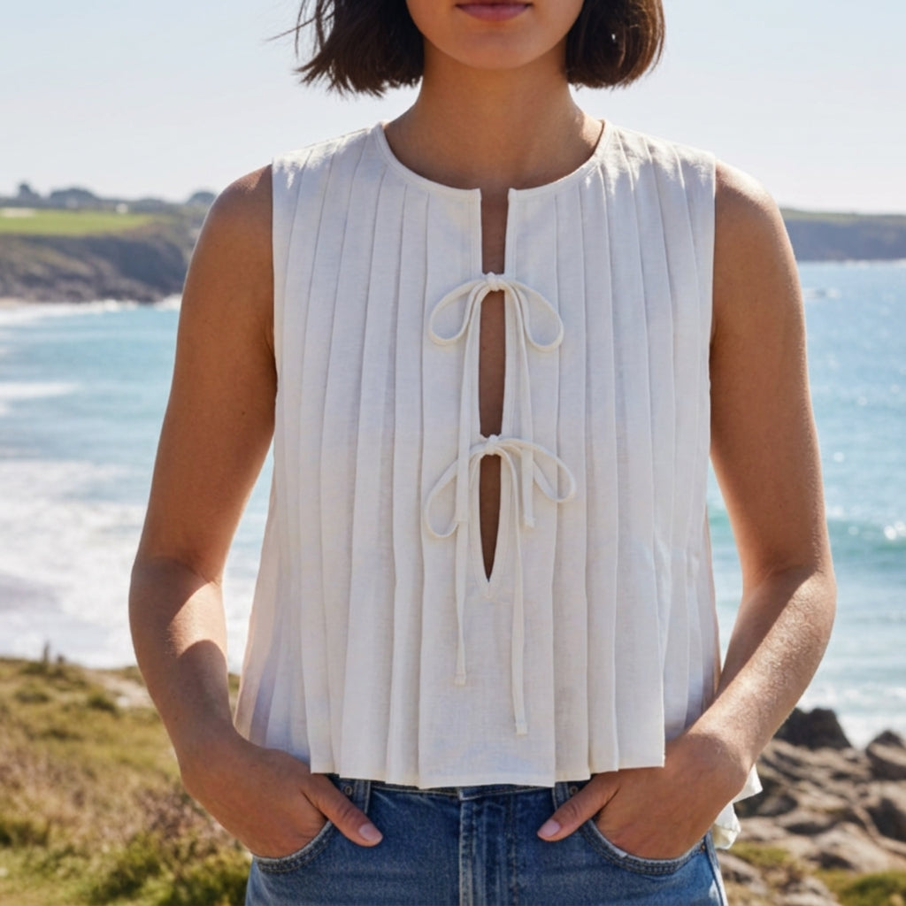 Kiana Up Pleated Blouse
