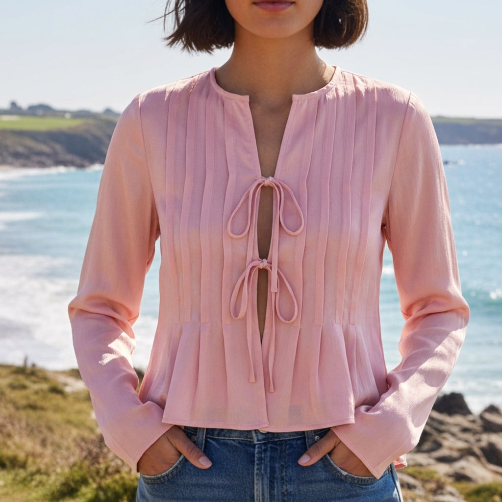 Kiana Up Pleated Blouse