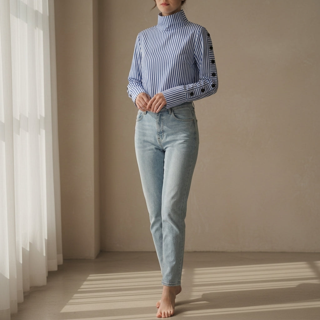 Zhen Long Sleeve Blouse