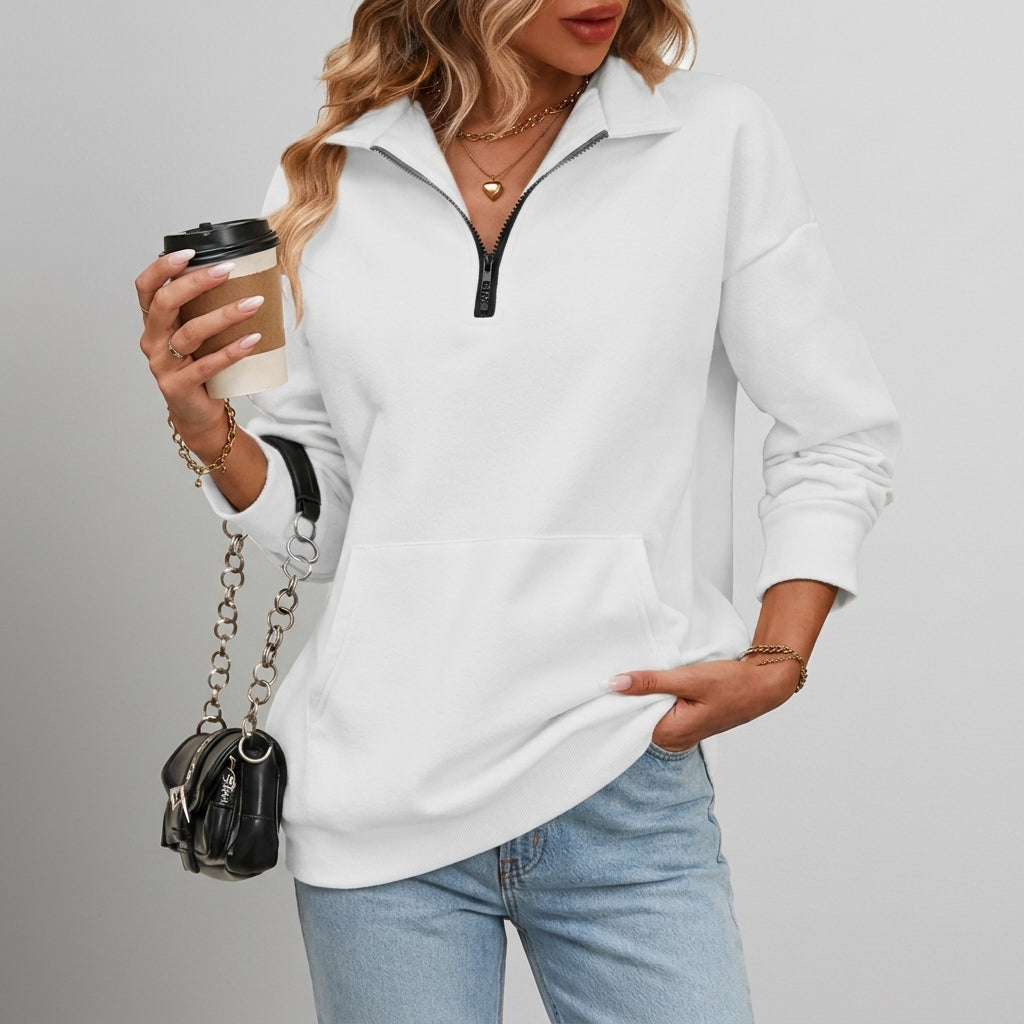 Cleo Drop Shoulder Casual Sweatshirt