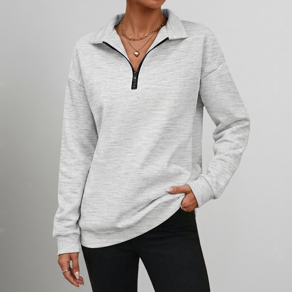 Cleo Drop Shoulder Casual Sweatshirt