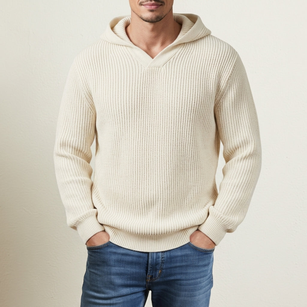 Mateo Oversized Ribbed Hoodie