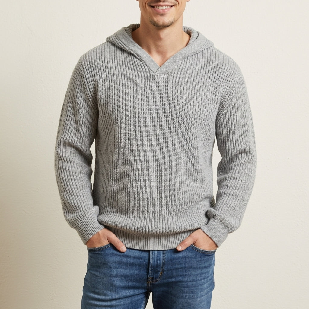 Mateo Oversized Ribbed Hoodie