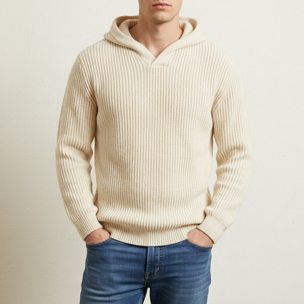 Mateo Oversized Ribbed Hoodie
