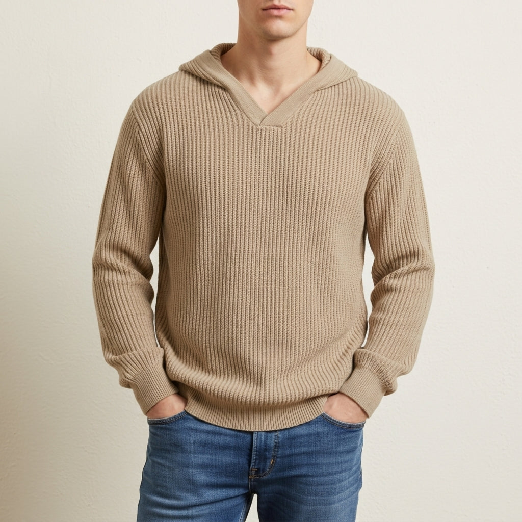 Mateo Oversized Ribbed Hoodie