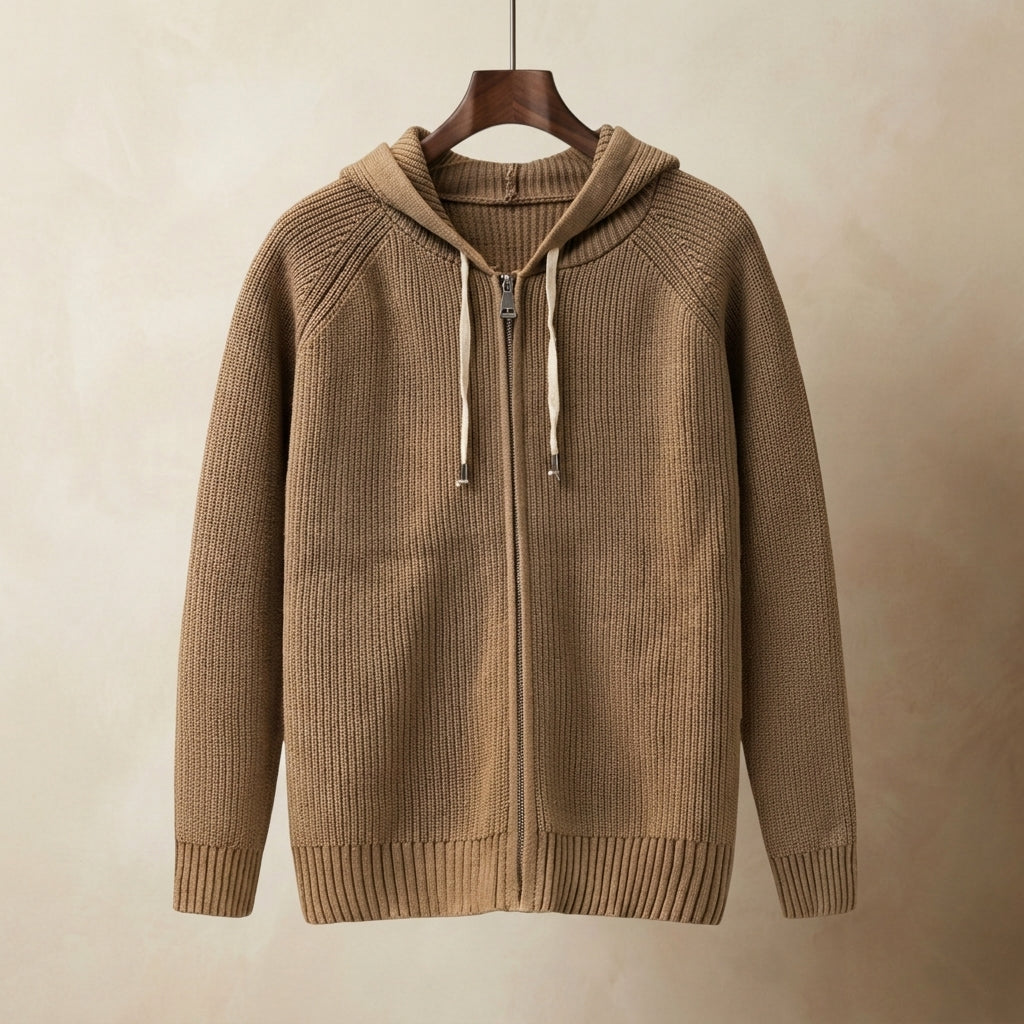 Lorenzo Zip Up Sweater Hoodie