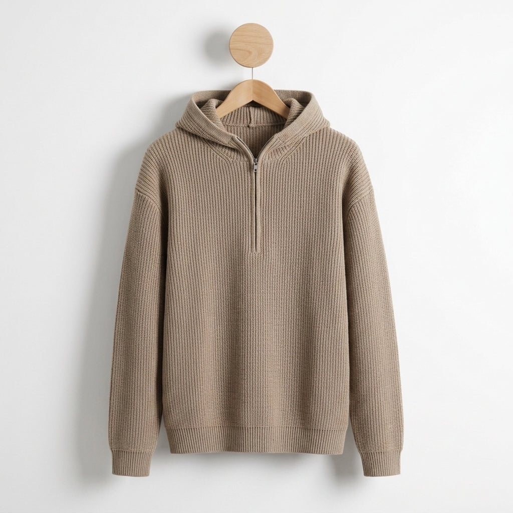The Renzo Laid Back Half Zip Knit