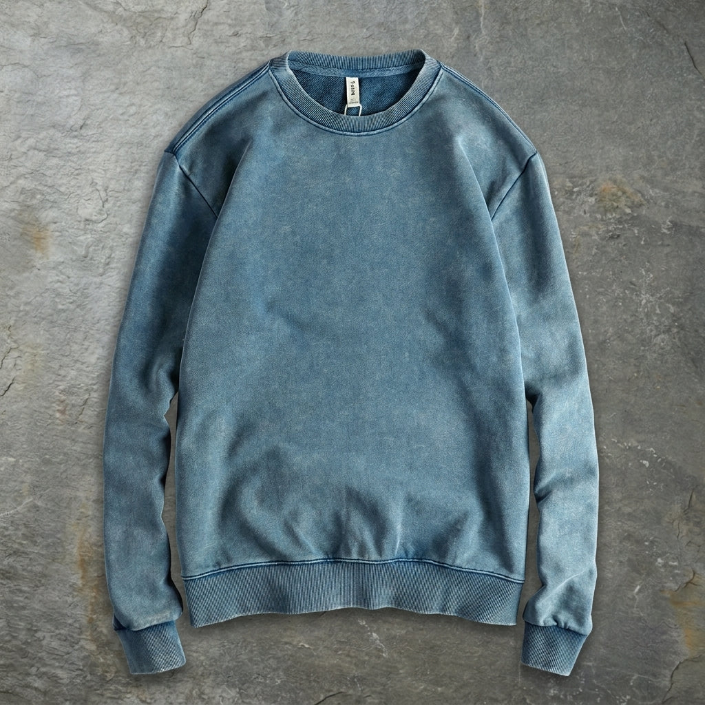 Paolo Soft Washed Crew Neck Sweatshirt