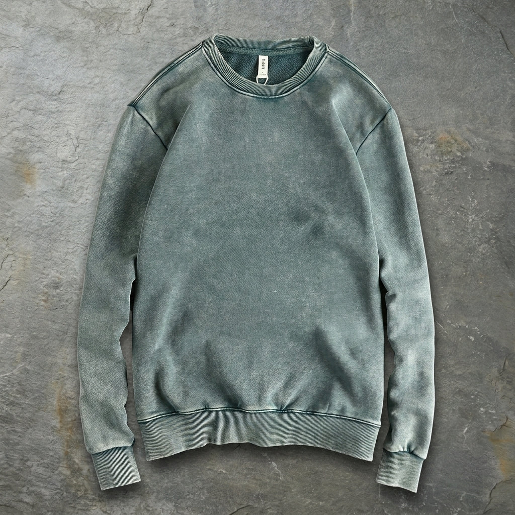 Paolo Soft Washed Crew Neck Sweatshirt