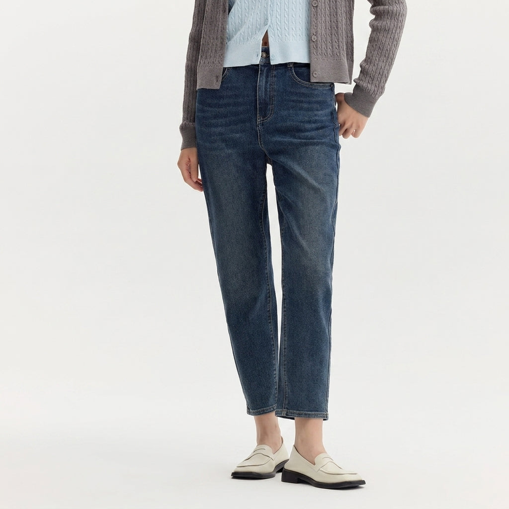 Francesca Three Quarter Soft Denim Jeans