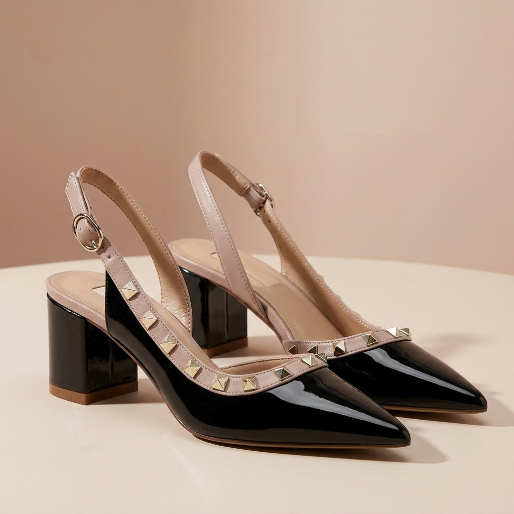 Maison Rivet Block Sandals