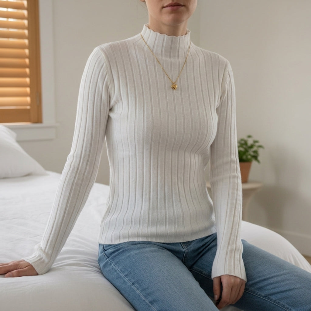 Cleo Soft Knit Essential Rib Turtleneck