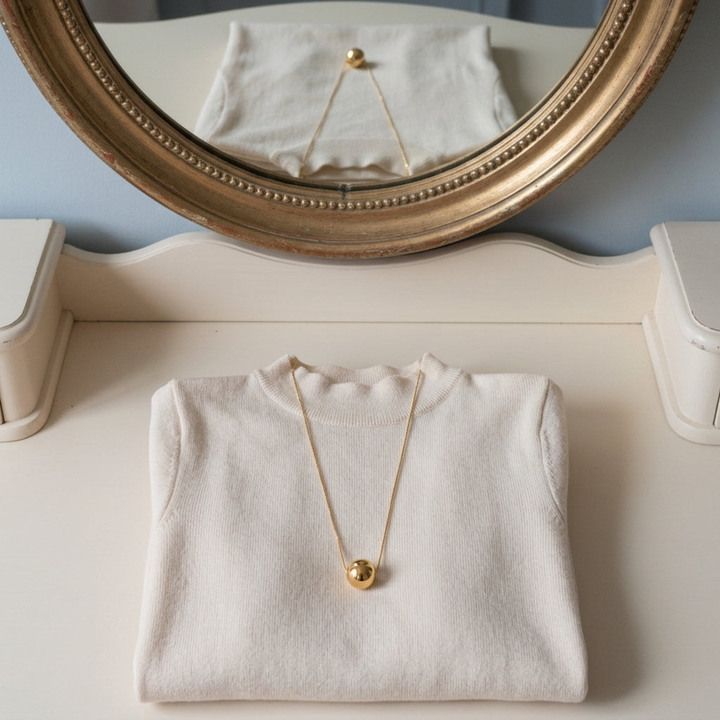 Lilia Fitted Short Sleeved Ribbed Turtleneck