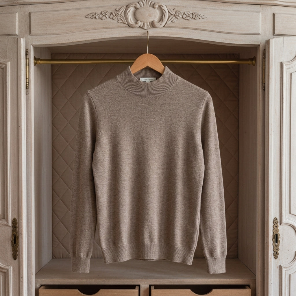 The Anya Classic Fine Knit Rib Turtleneck