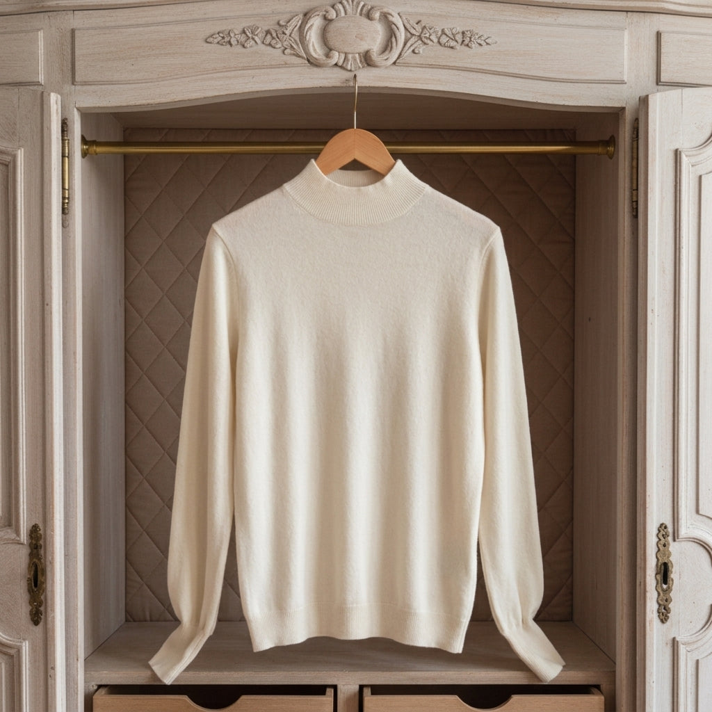 The Anya Classic Fine Knit Rib Turtleneck