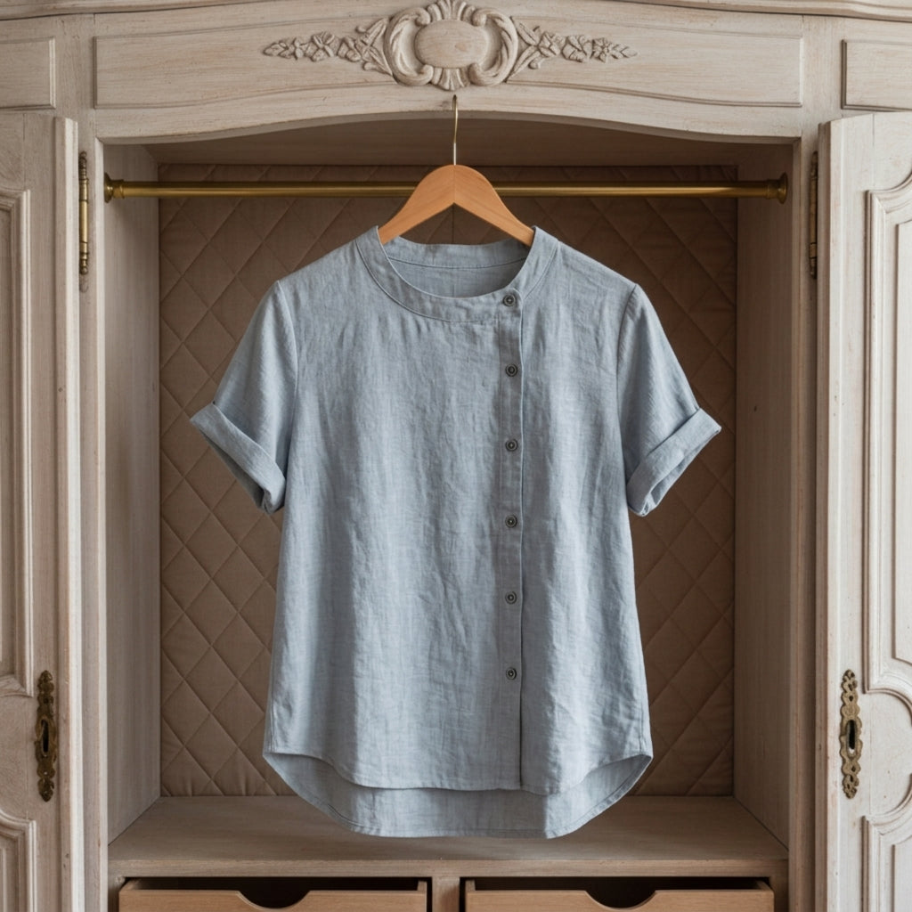 Sabrina Linen-Look Summery Top