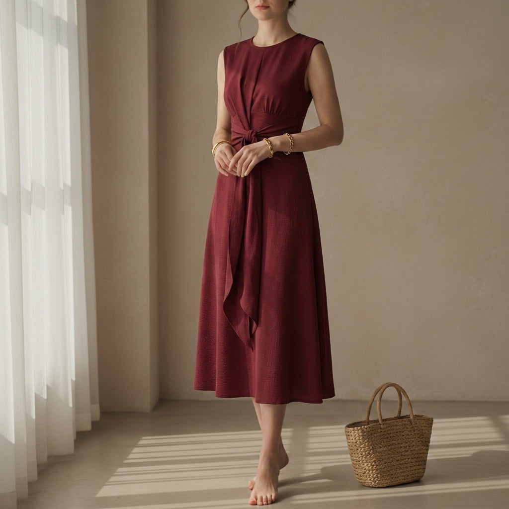 Gabriella Soft Tie Dress