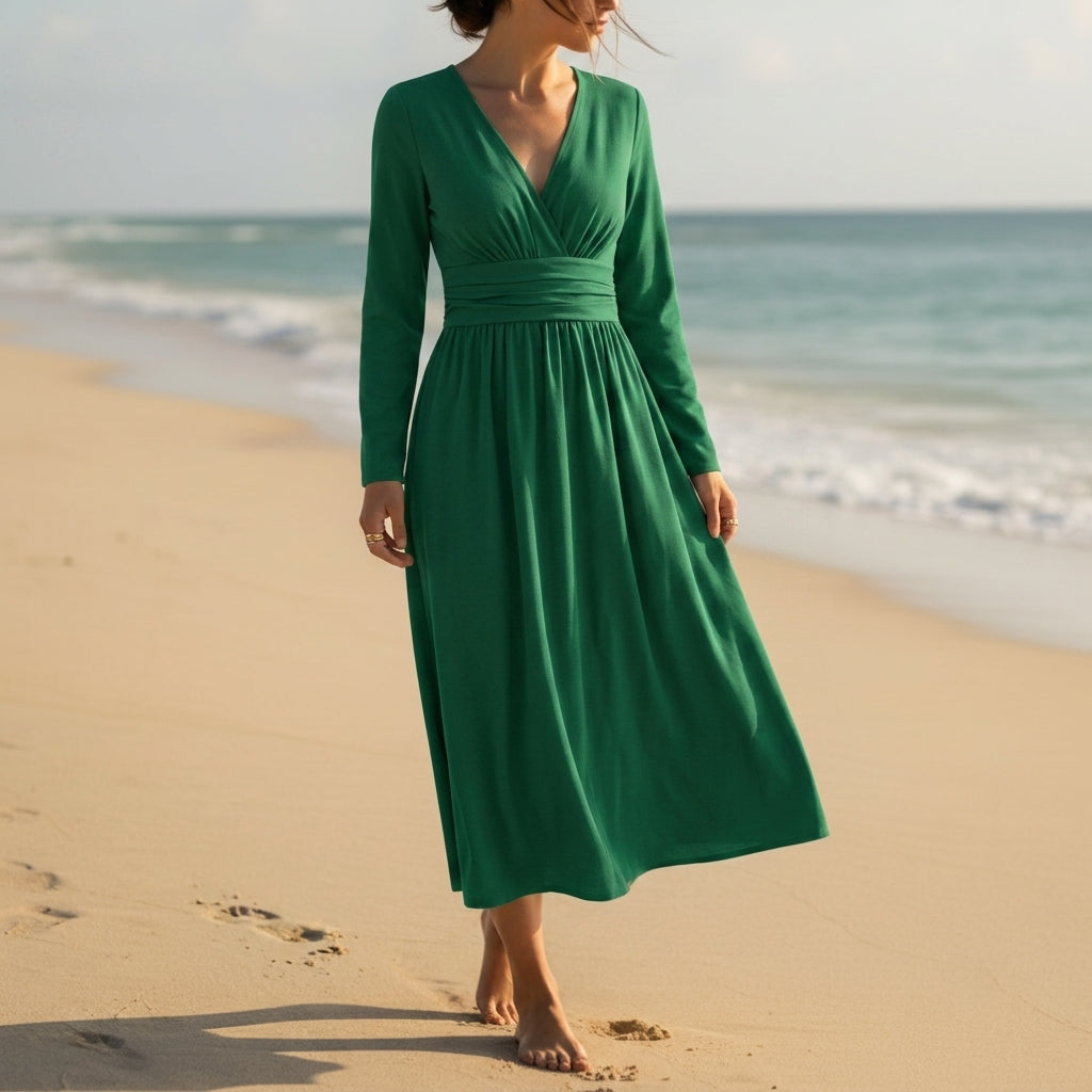 Delphine Light Wrap Dress