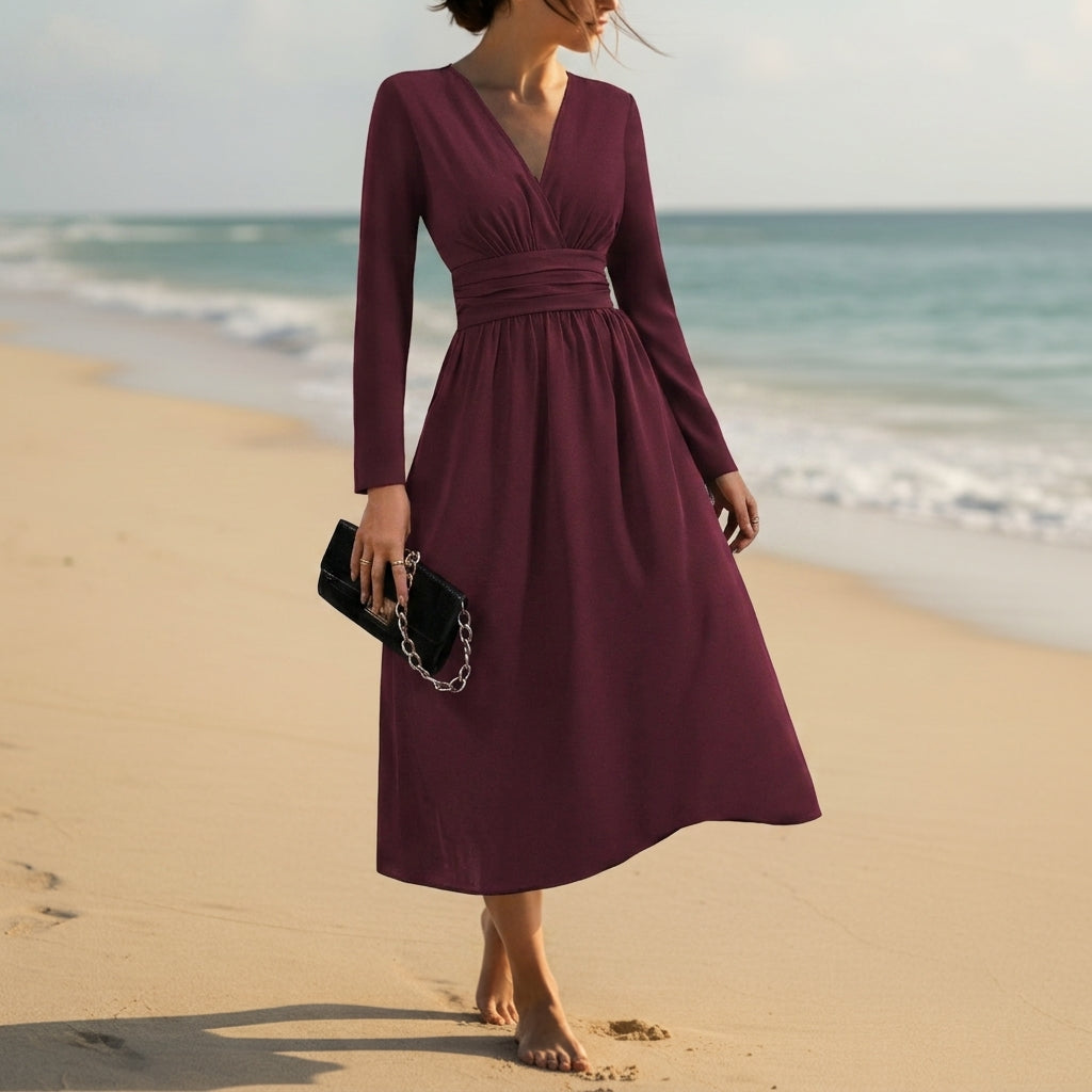 Delphine Light Wrap Dress