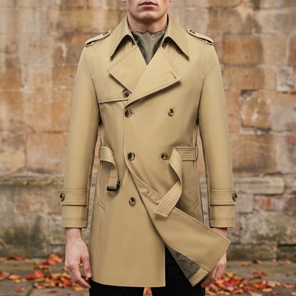 Churchill Belted Trench