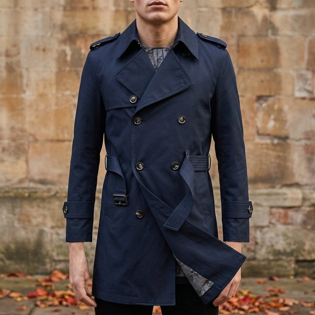 Churchill Belted Trench