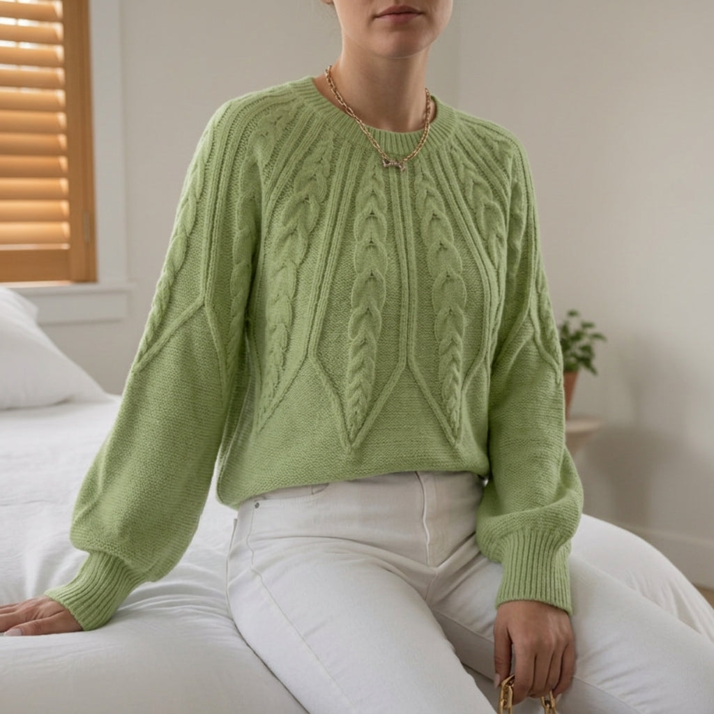 Margaux Patterned Cable Knit
