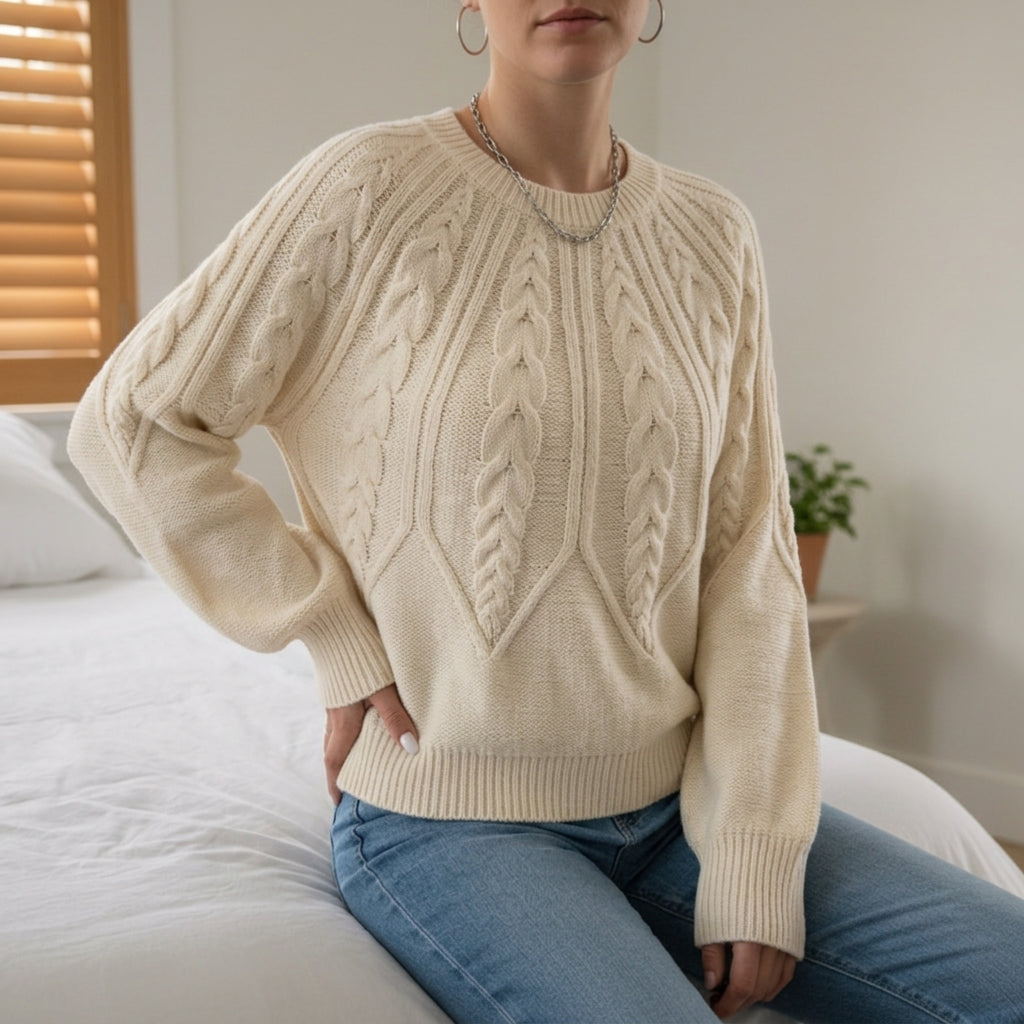 Margaux Patterned Cable Knit