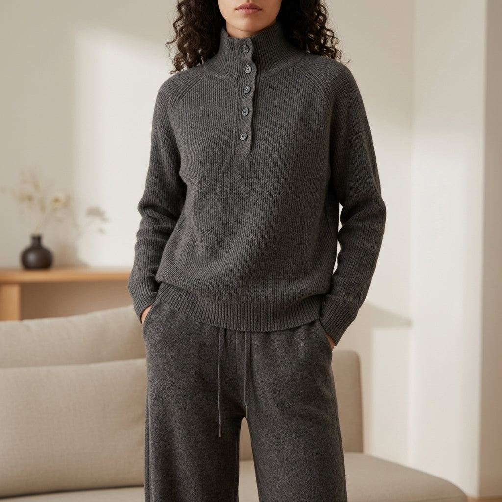 Harper Oversized Lightly Ribbed Sweater