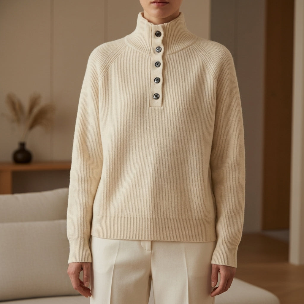Harper Oversized Lightly Ribbed Sweater