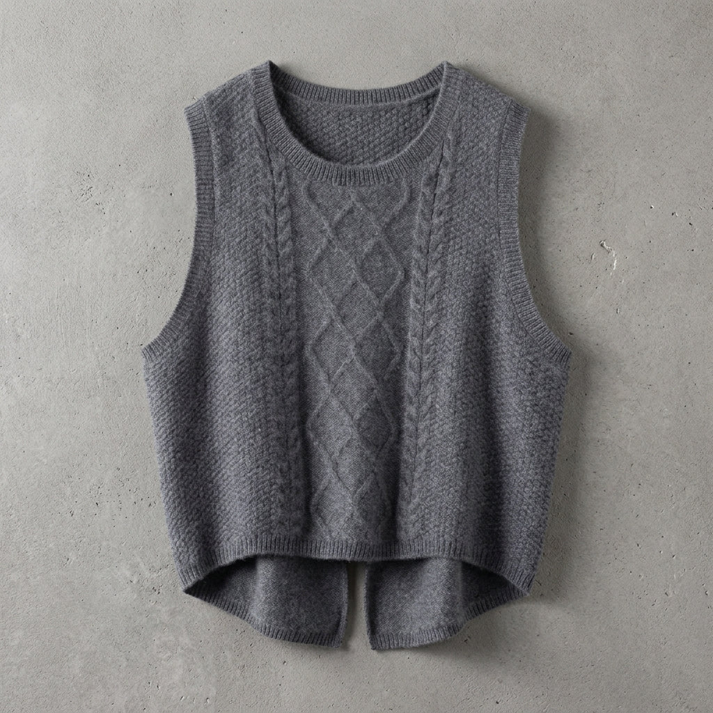 Peyton Oversized Merino Wool Layering Tank Top