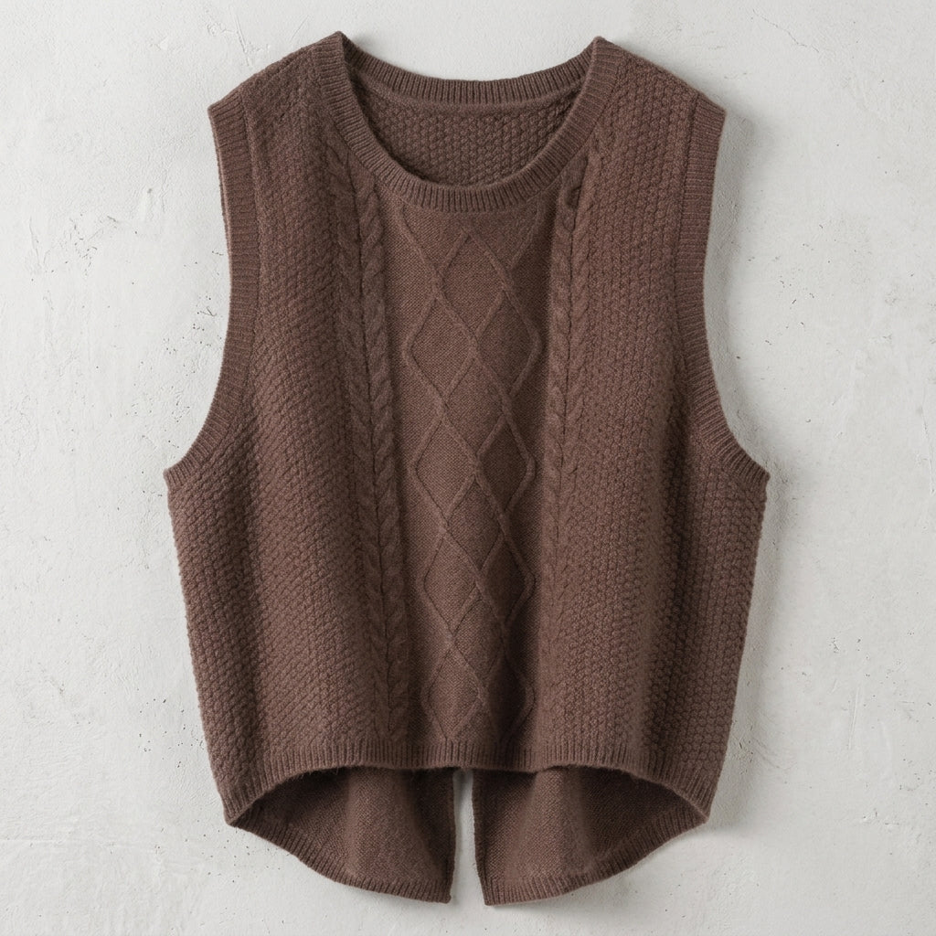 Peyton Oversized Merino Wool Layering Tank Top