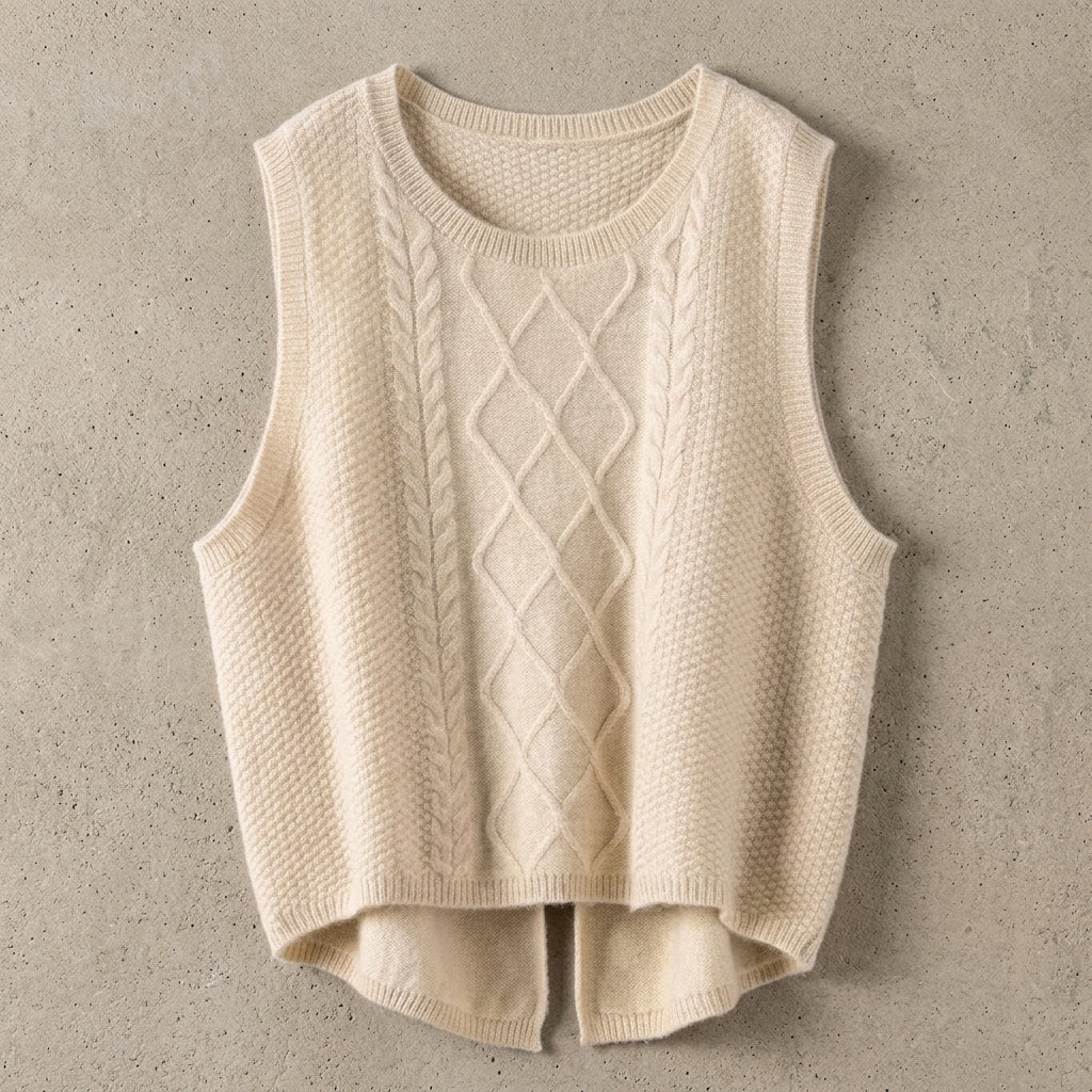 Peyton Oversized Merino Wool Layering Tank Top