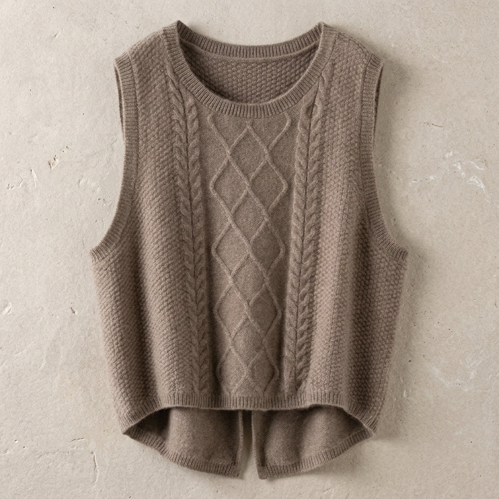 Peyton Oversized Merino Wool Layering Tank Top
