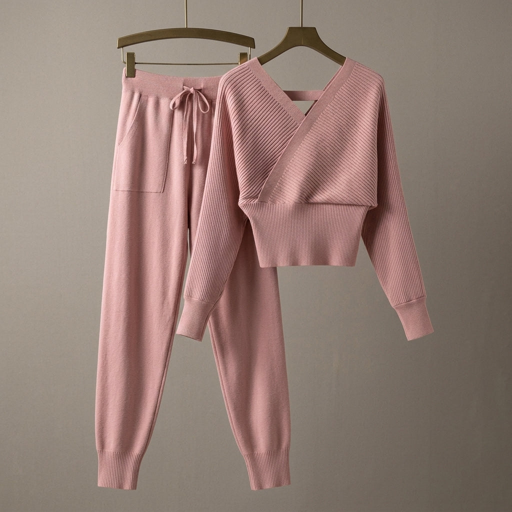 Tia-Rose Two Piece Trouser Set