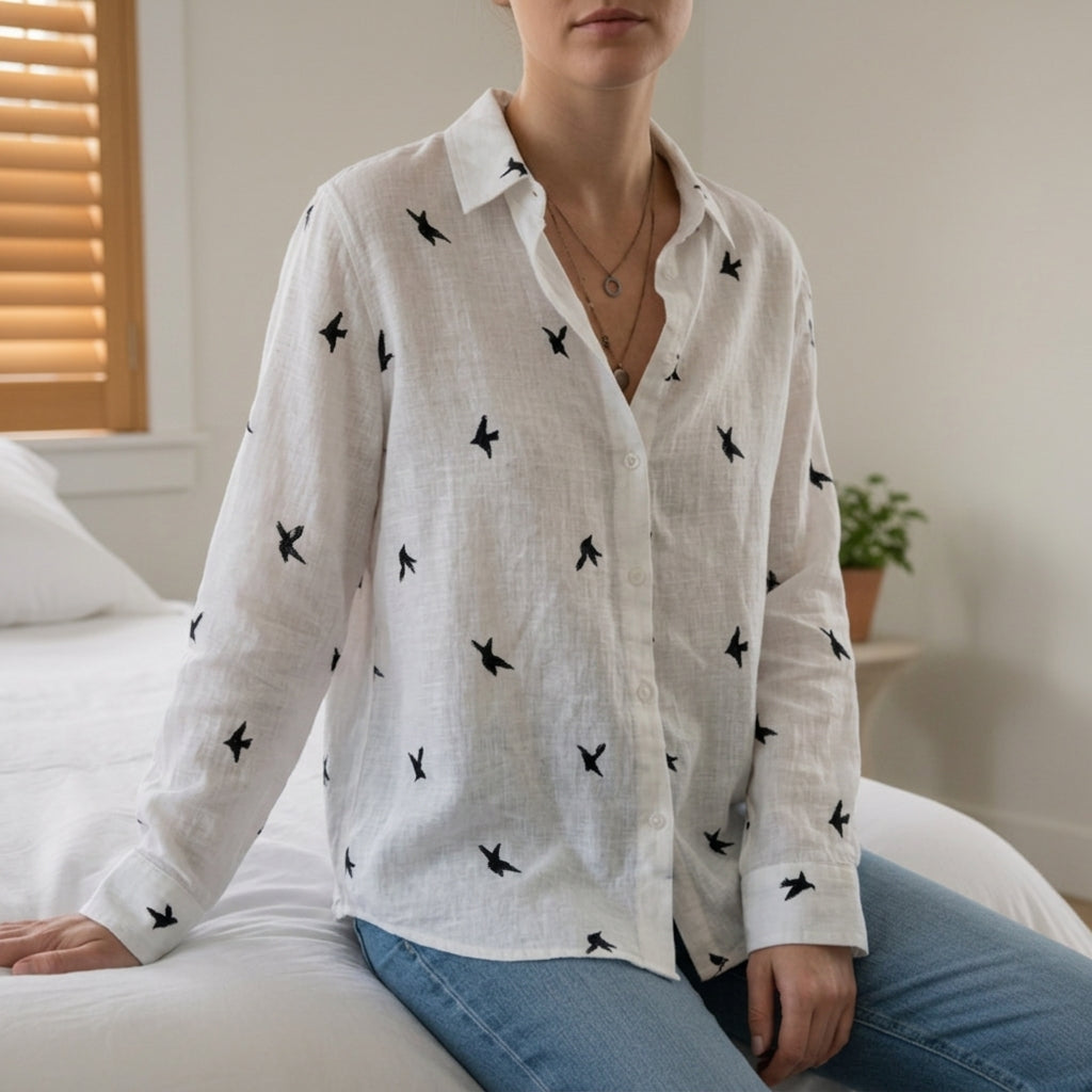 Hannah Natural Texture Shirt
