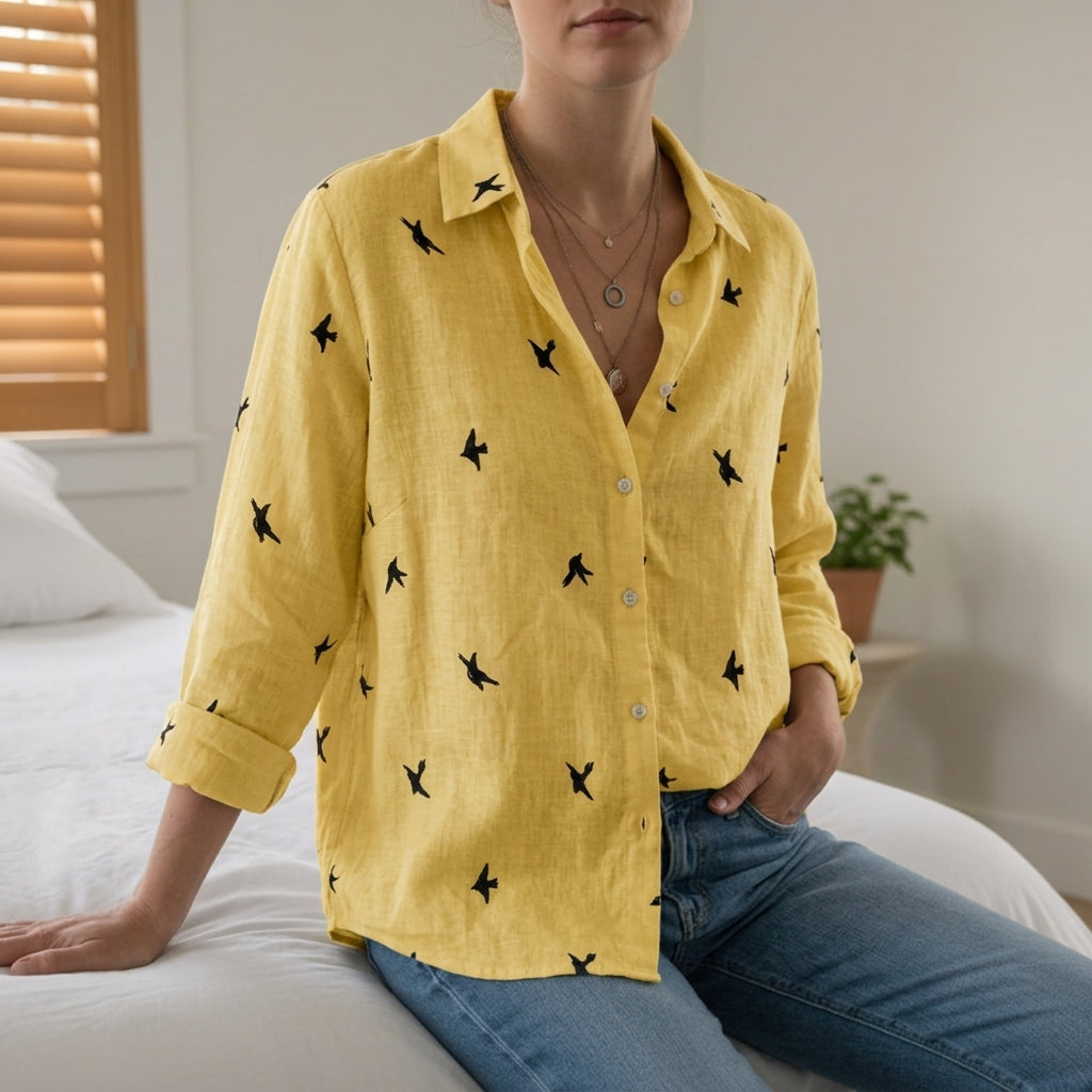 Hannah Natural Texture Shirt