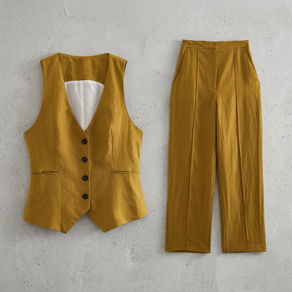 The Ellie-Mae Chic Waistcoat And Pants Set