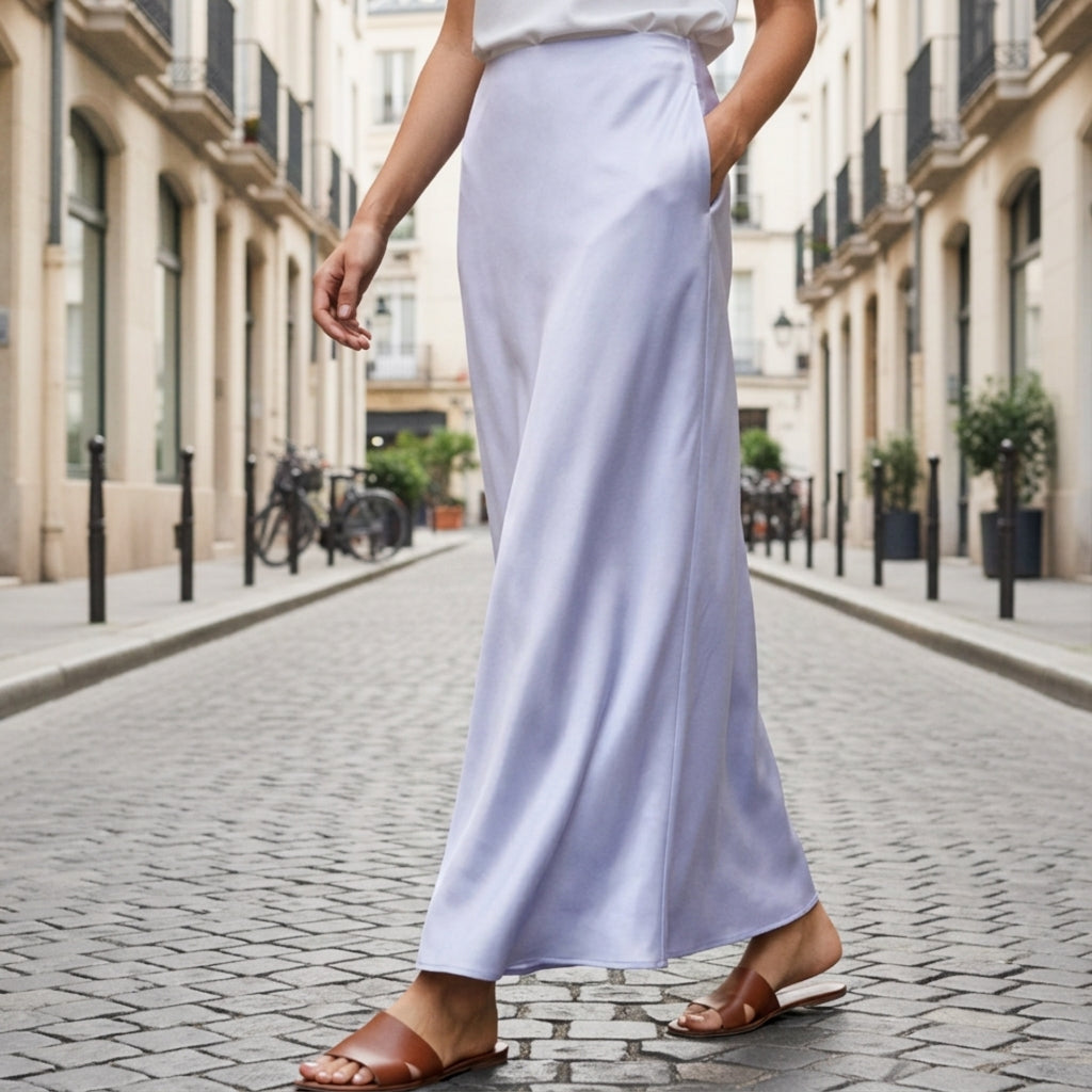Giorgia Satin Touch Skirt