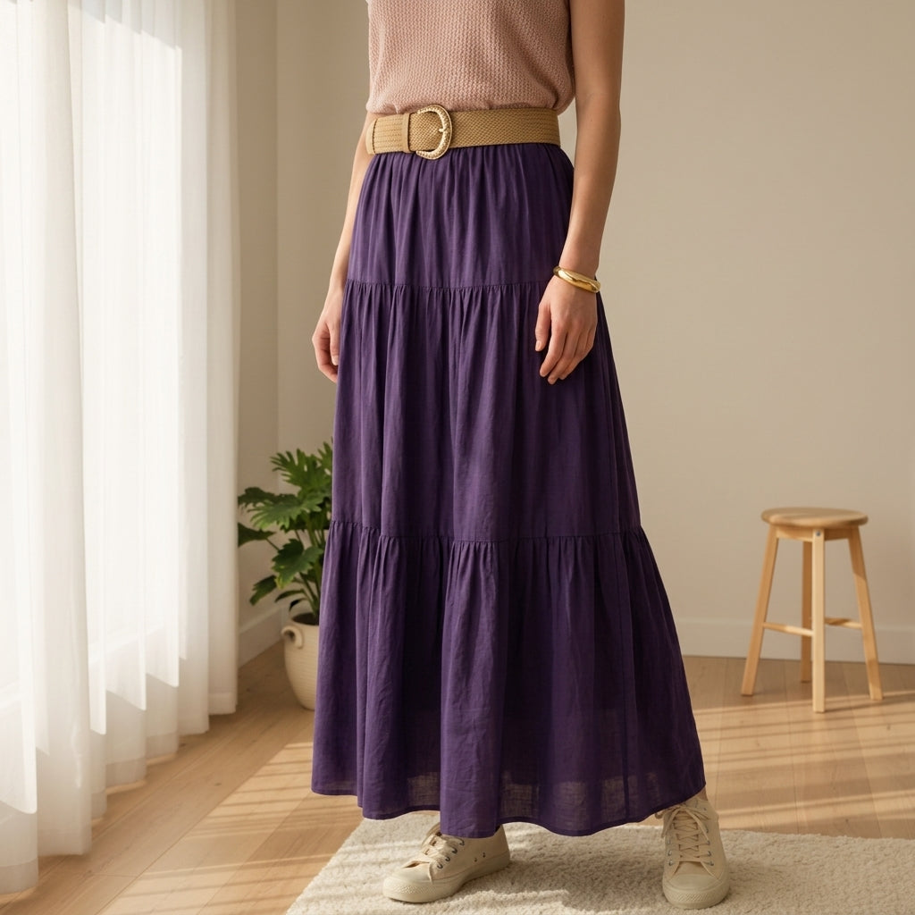 Bianca Vintage Maxi Skirt
