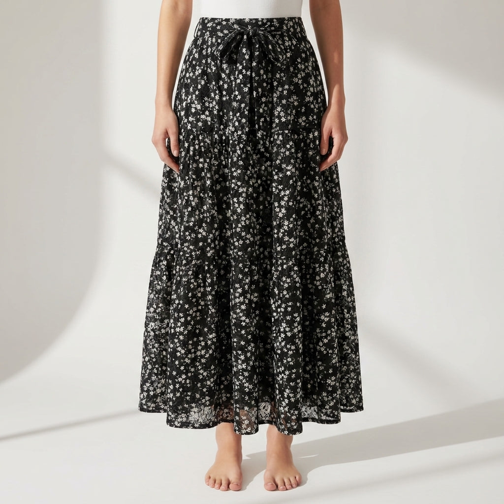 The Rosanna Floral Maxi Skirt