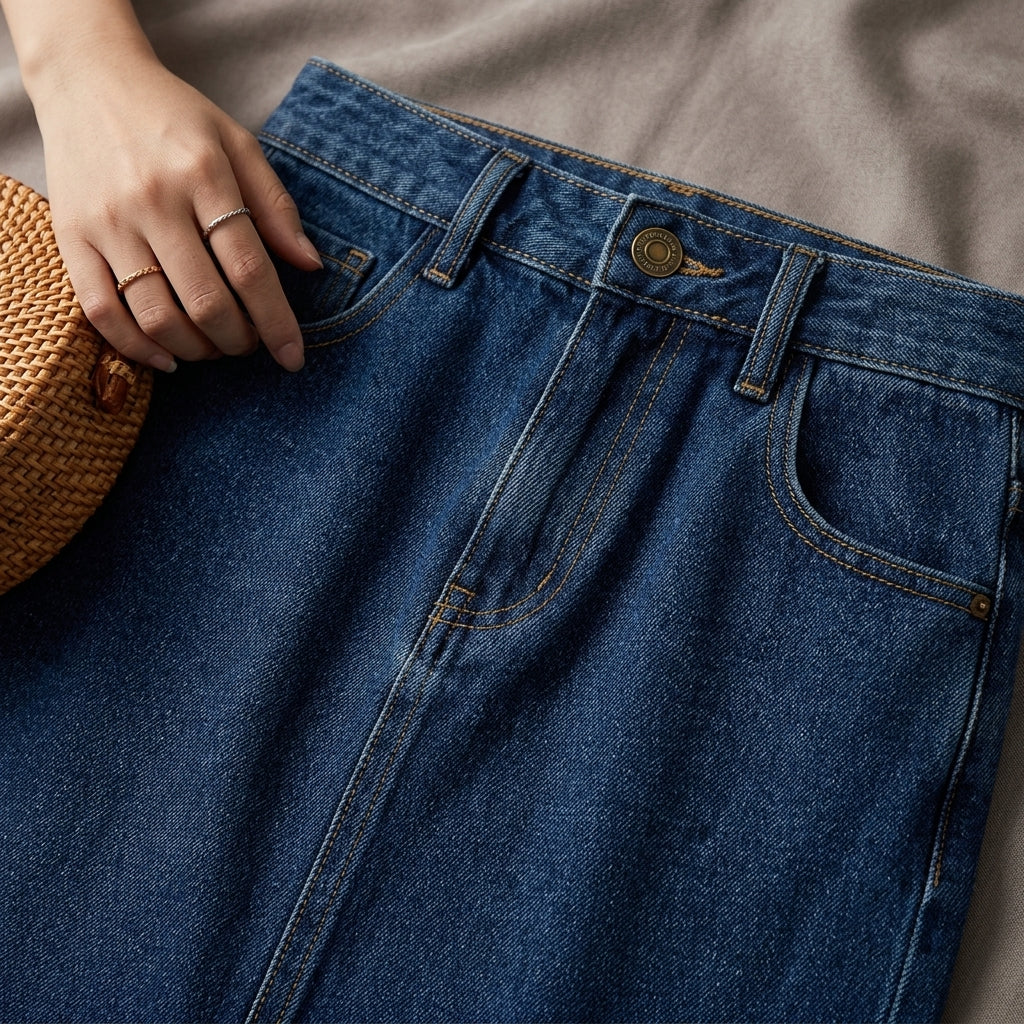 Adelaide Denim Mini Skirt