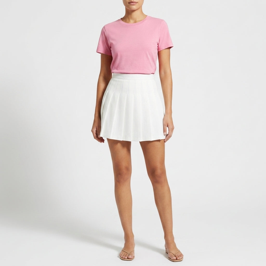 Caterina Pleated Mini Skirt