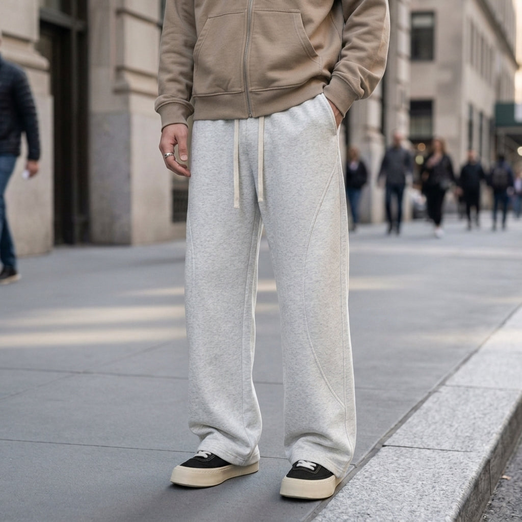 Dalton Draped Relaxed Sweatpants