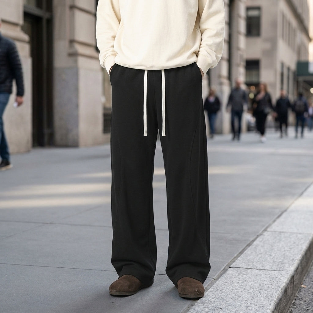 Dalton Draped Relaxed Sweatpants