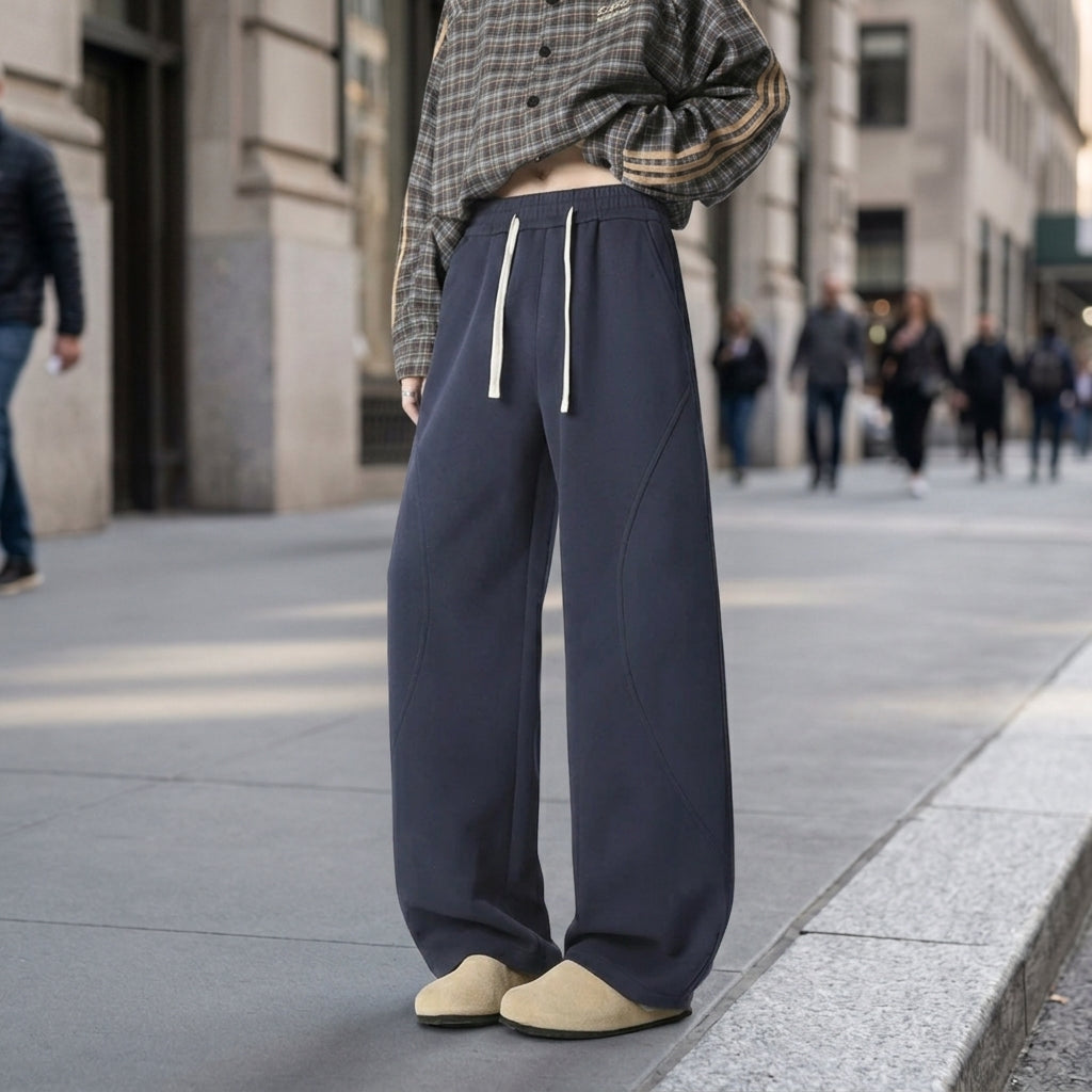 Dalton Draped Relaxed Sweatpants