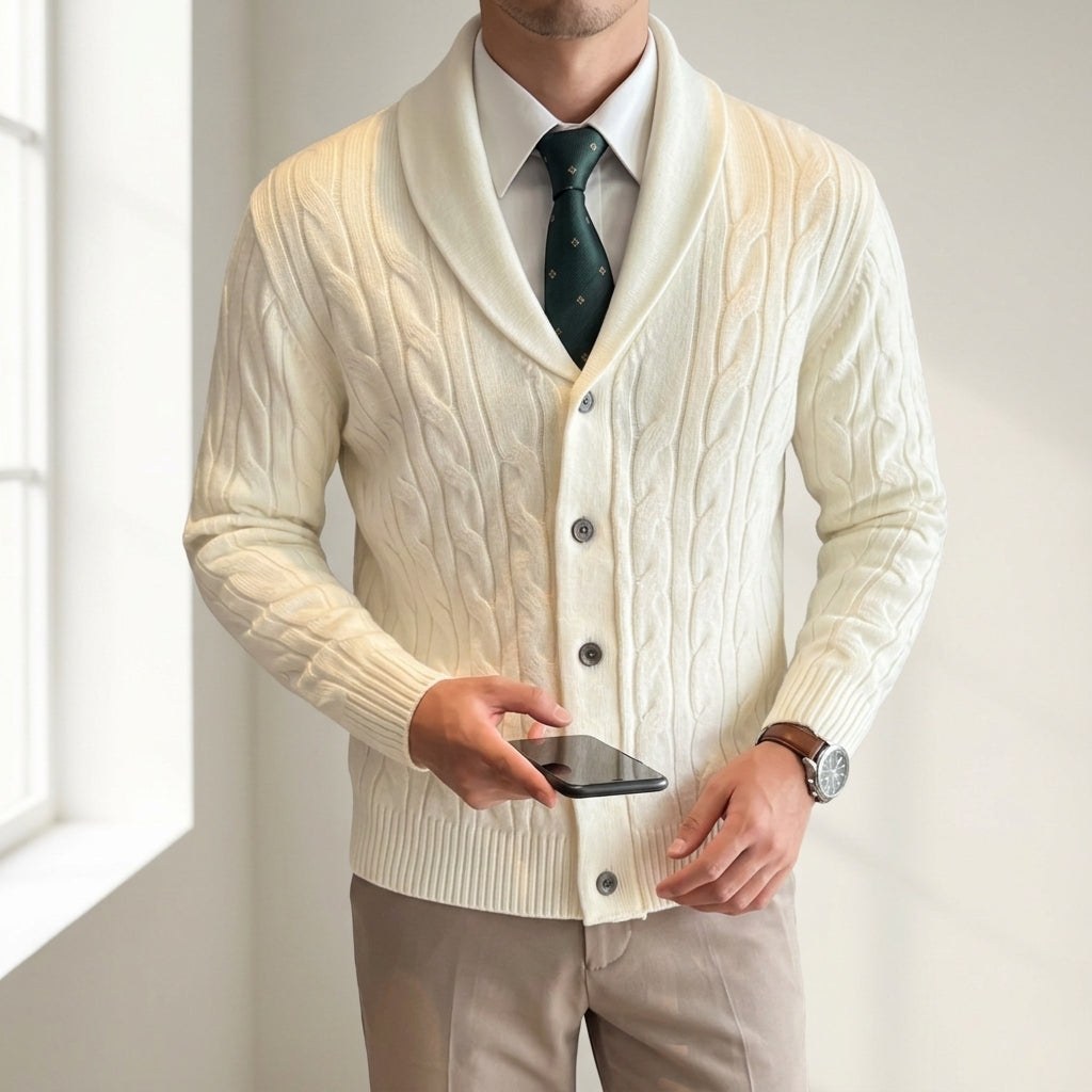 Chester Wool Knit Cardigan