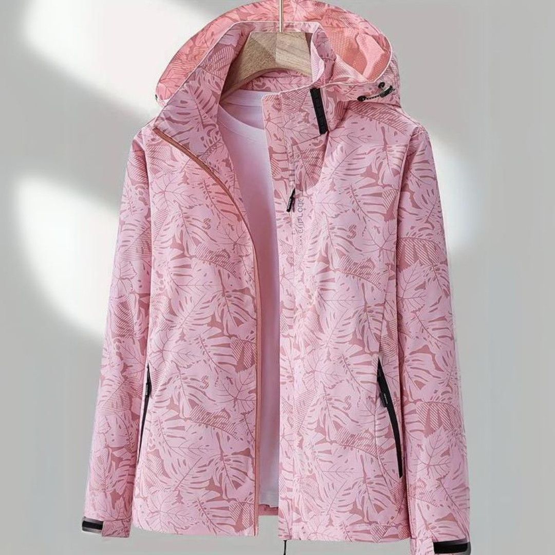 Women's Waterproof Windbreaker | Hooded Rain Jacket