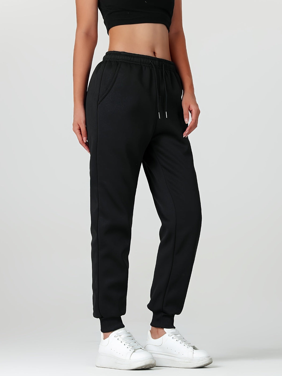 Fiona | Lined Cuffed Warm Winter Sweatpants Joggers