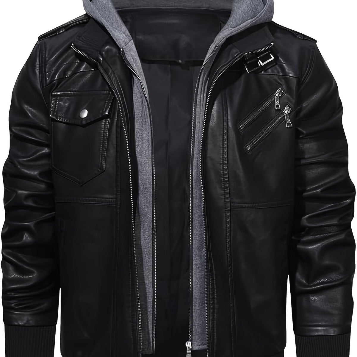 Winston | Hooded Moto Jacket